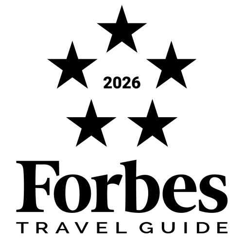 2026 Forbes 5 star black logo
